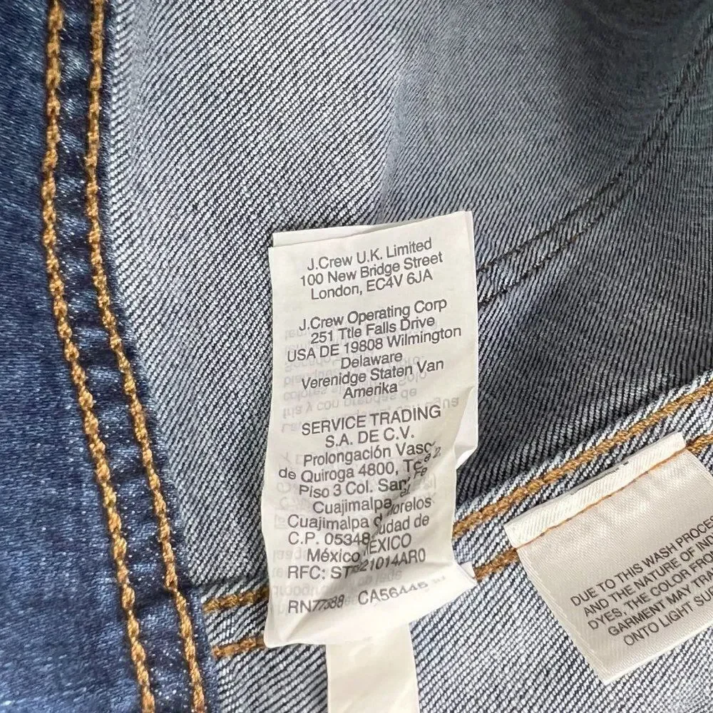 Madewell Stretch Denim A-Line Mini Skirt Salisbury Wash Patch Pocket Edition 8